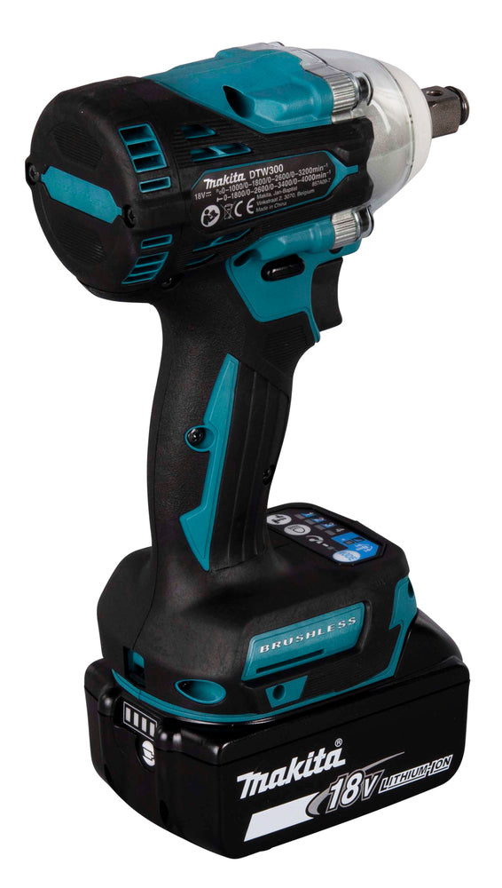 Makita Akku-Schlagschrauber 40V max – Auto-Stopp, bürstenlos, XPT & ergonomischer Slim-Griff - DTW300RTJ