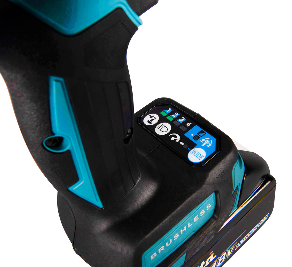 Makita Akku-Schlagschrauber 18V – Auto-Stopp, bürstenlos, XPT & schlanker Griff - DTW300TJX7