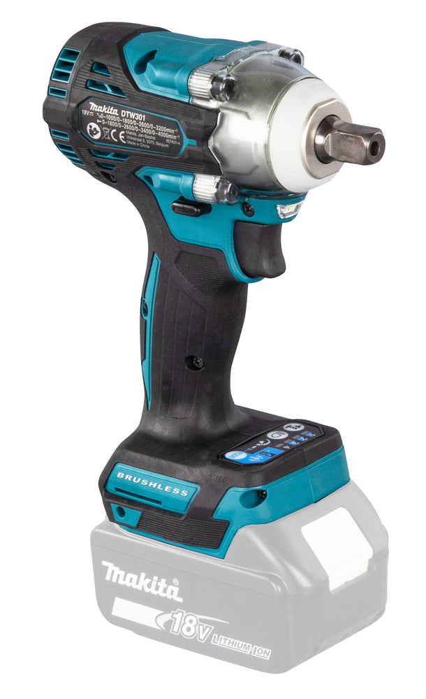 Makita Akku-Schlagschrauber 18V – Auto-Stopp, bürstenlos, XPT & schlanker Griff - DTW301Z