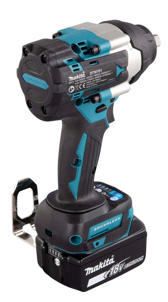 Makita Akku-Schlagschrauber 40V max – Auto-Stopp, bürstenlos, LED & XPT-Schutz - DTW701RTJ