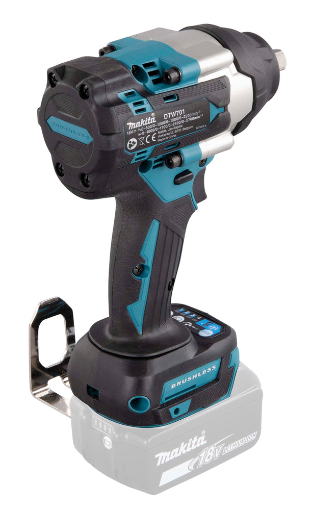 Makita Akku-Schlagschrauber 18V – Auto-Stopp-Funktion, bürstenlos, LED & XPT-Schutz - DTW701Z