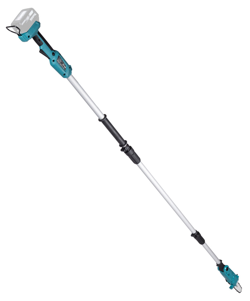 Makita Akku-Hochentaster – 20 cm Schiene, XPT & Schaftverlängerung bis 2,52 m - DUA200Z