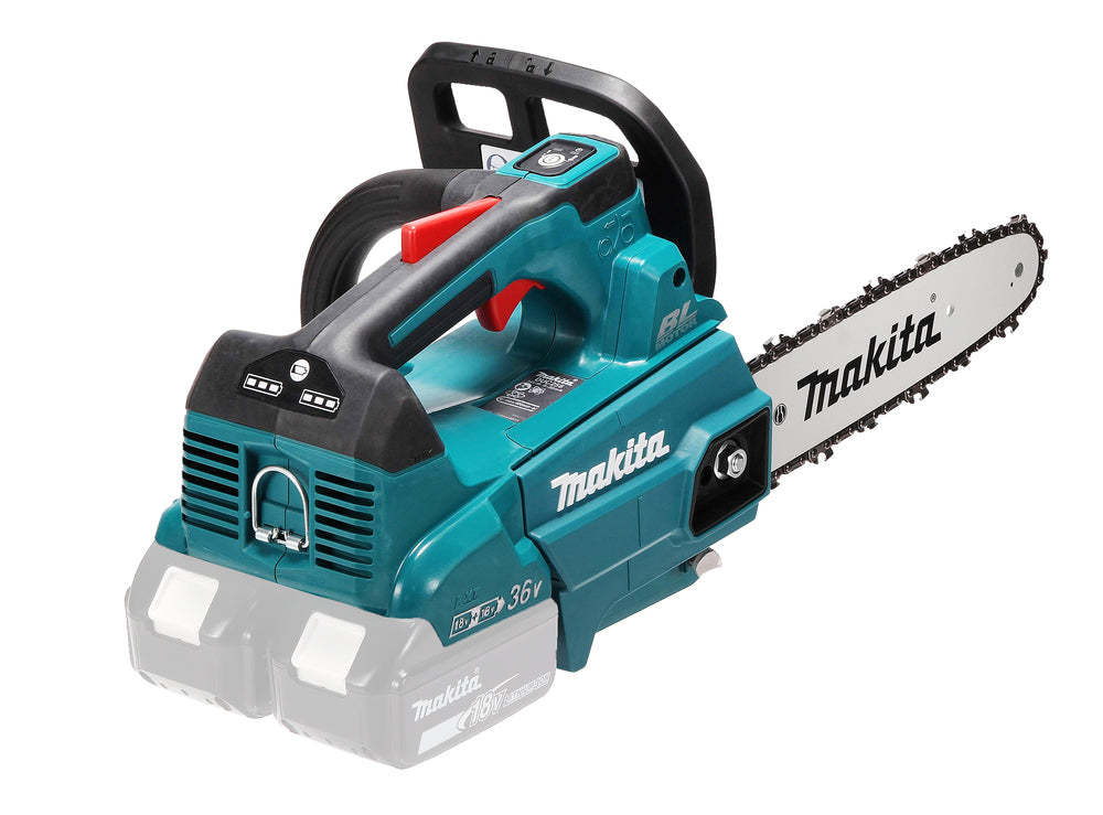 Makita 2x 18 V Top Handle Akku-Kettensäge – 20 m/s, bürstenloser Motor (nur für gewerbliche Anwender) - DUC256Z