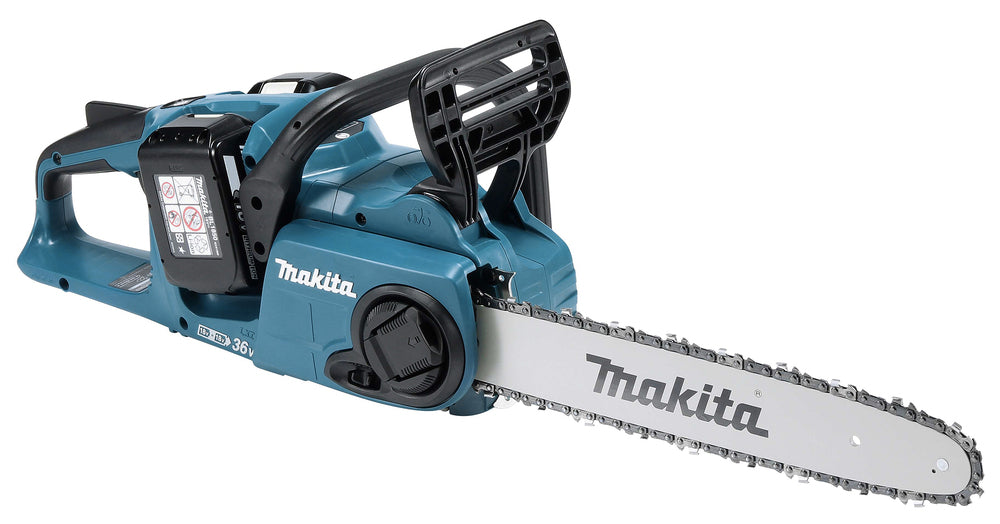 Makita 2x 18 V Akku-Kettensäge – 35 cm Schwert, 20 m/s Kettengeschwindigkeit & bürstenloser Motor - DUC353PG4