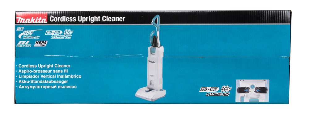 Makita Akku-Bodenstaubsauger – 2x 18 V, 3 Saugstufen & Rotationsbürste - DVC560Z