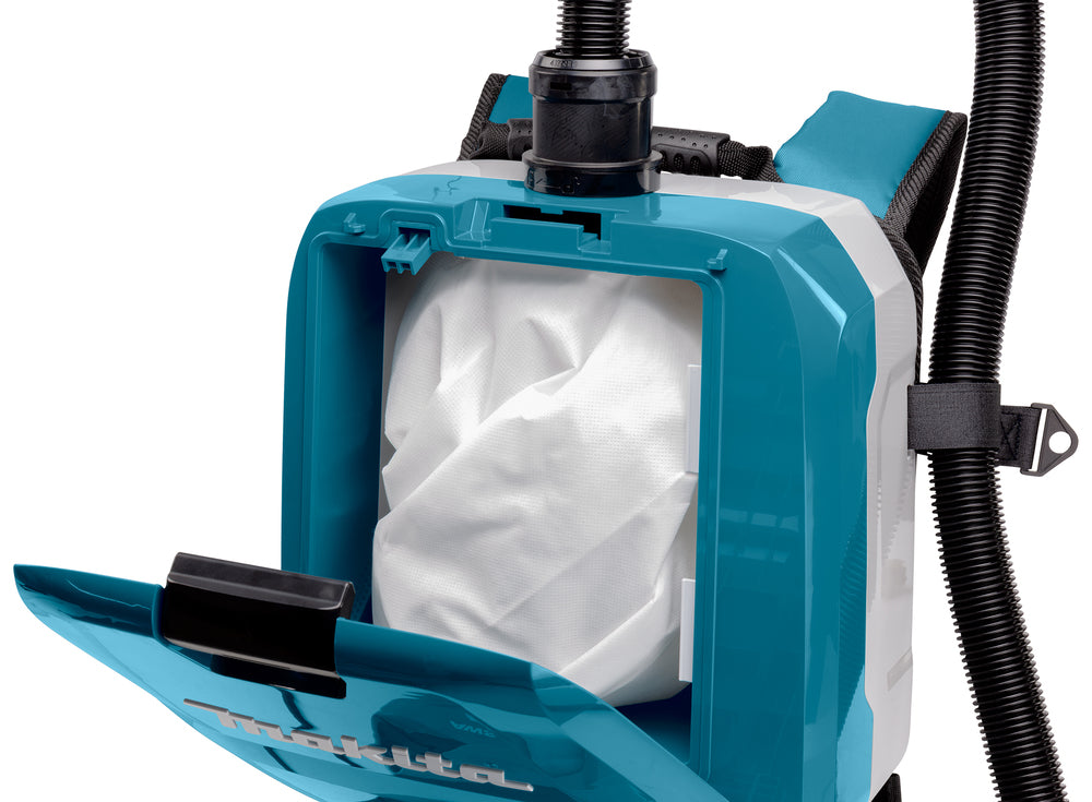 Makita Akku-Rucksackstaubsauger 2x18V – mit AWS, HEPA-Filter & bürstenlosem Motor - DVC665ZU
