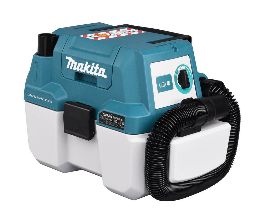 Makita Akku-Staubsauger 18V – kompakt, flexibel & leistungsstark - DVC750LZX3