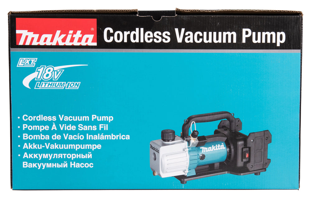 Makita Akku-Vakuumpumpe – 18V, Doppelstufenkompressor, 113 l/min - DVP181ZK