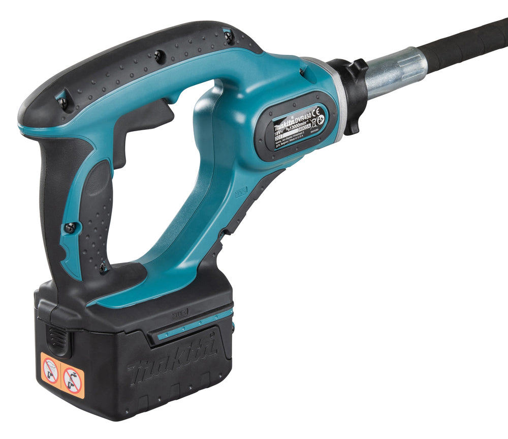 Makita 18 V Akku-Betonverdichter – Ø 25 mm, 1.200 mm Schaftlänge, 13.000 Schwingungen/Min. - DVR450RTE