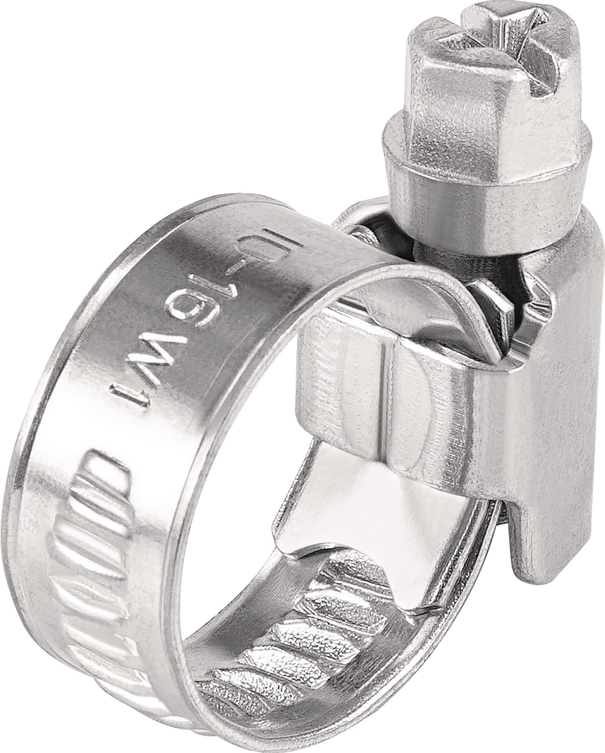 Schlauchschelle 8-12 mm W1, 9 mm Bandbreite, 100 Stück Beutel TECWERK