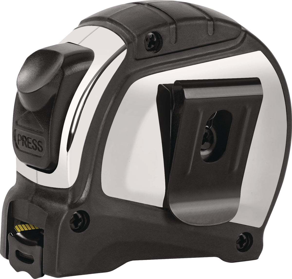 TECWERK Taschenrollbandmaß 3 m, 16 mm Bandbreite, mm/cm Teilung, EG II, Automatic – 2K-Gehäuse