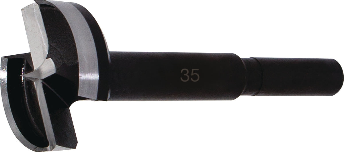TECWERK Forstnerbohrersatz 5-teilig Ø 15–35 mm mit Zentrierspitze in Holzkassette