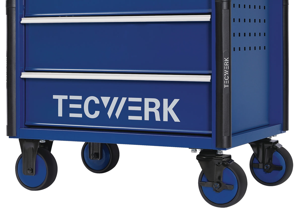 TECWERK Werkzeugwagen TREND 2.0 – 6 Schubladen, 300 kg, Stahlblech, abschließbar