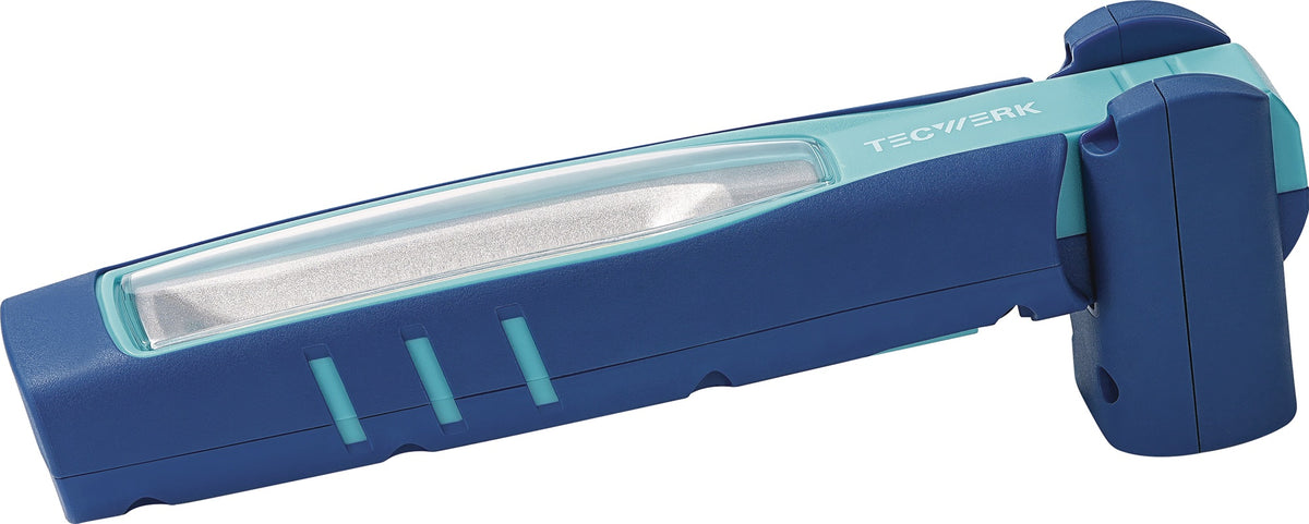 TECWERK LED-Akkuhandleuchte 3,6 V 3350 mAh 1000 lm mit COB-LED und Magnetfuß