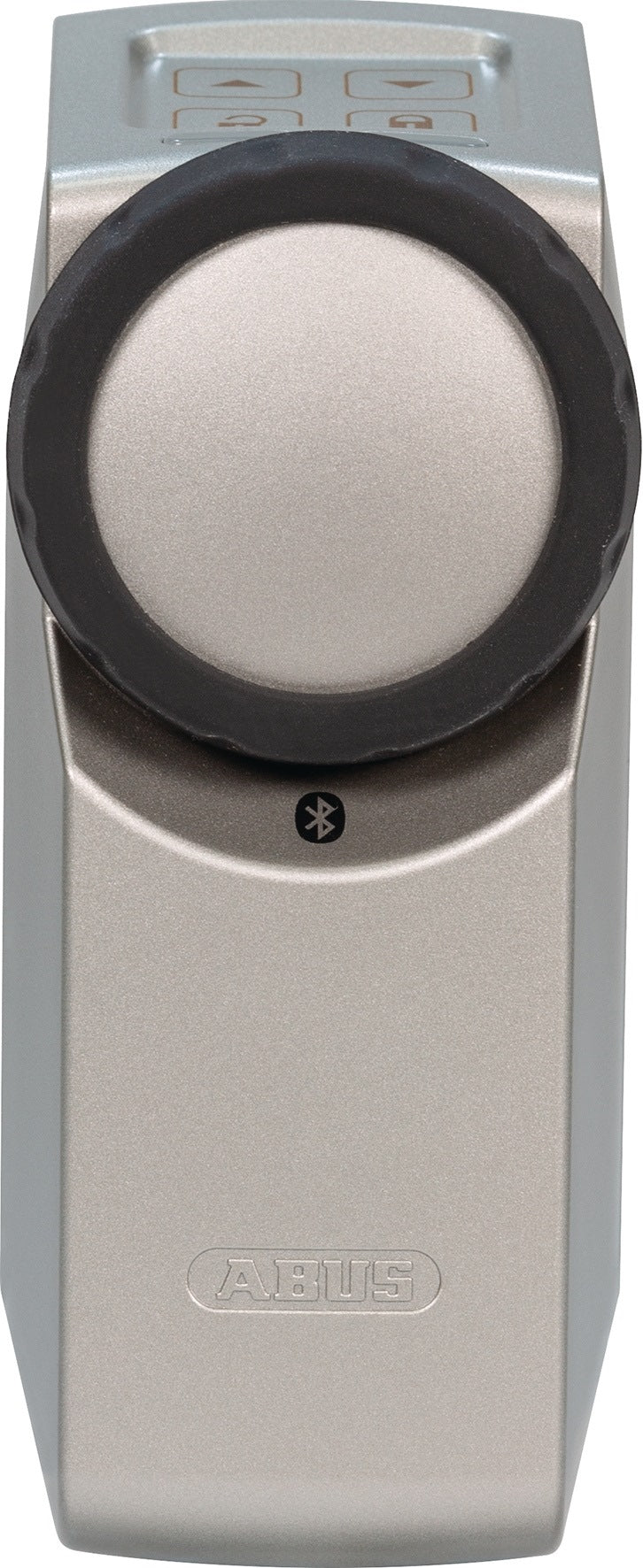 ABUS Elektronisches Türschloss CFA3100 S – App, Code, Fingerscan & Tastendruck, silber