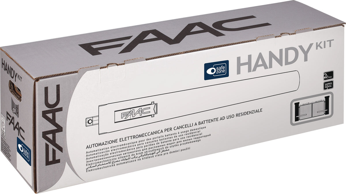 FAAC Drehtorantrieb Handy-Kit 24V 2-flüglig für Flügelbreite bis 230 cm