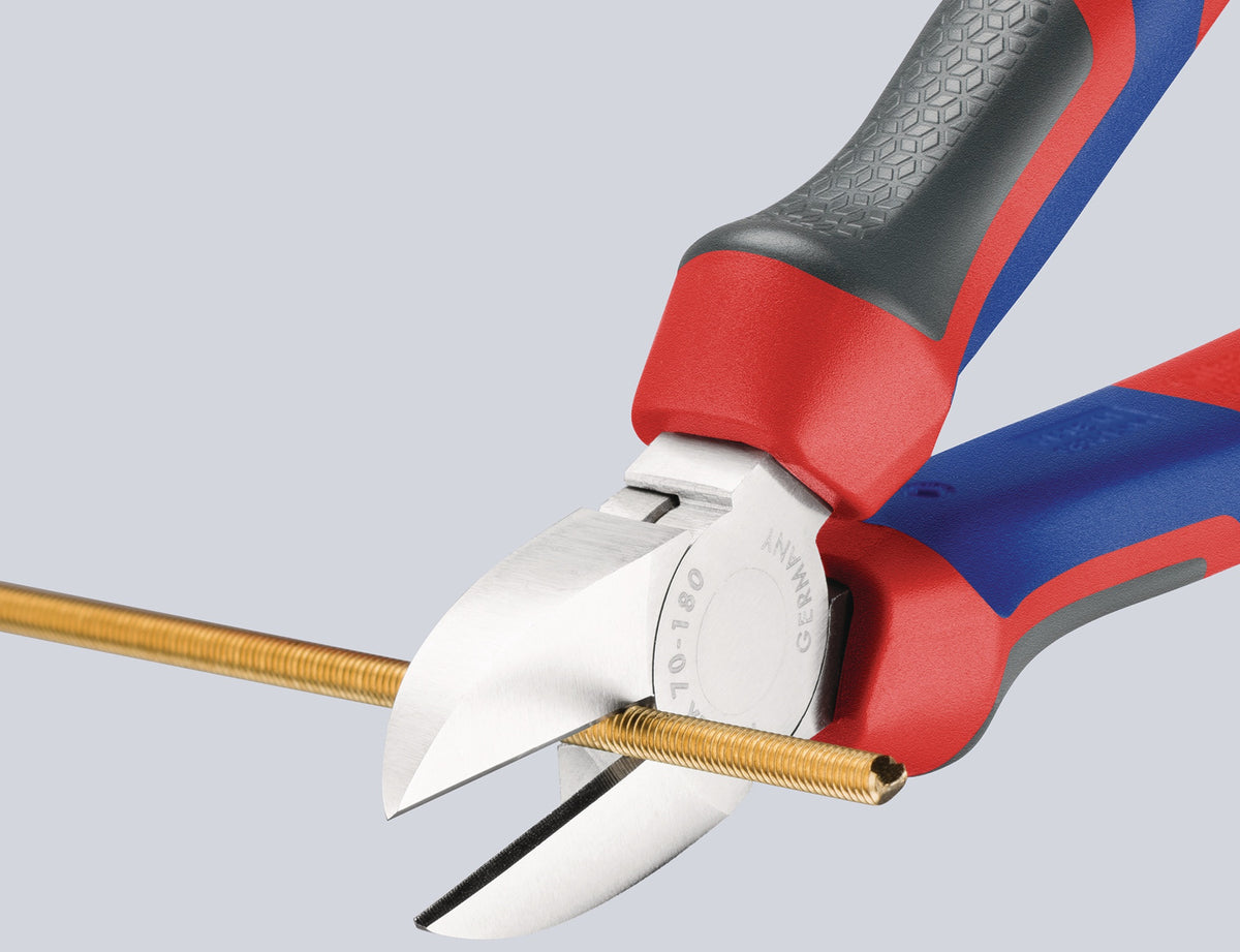 KNIPEX Seitenschneider 140 mm, polierter Kopf, Mehrkomponenten-Griffe, max. 1,8 mm