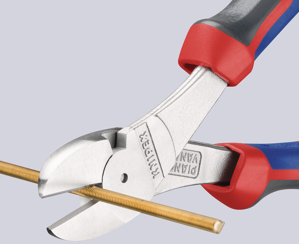 KNIPEX Kraftseitenschneider 140 mm Form 0 mit Mehrkomponenten-Hüllen – 20 % Kraftersparnis