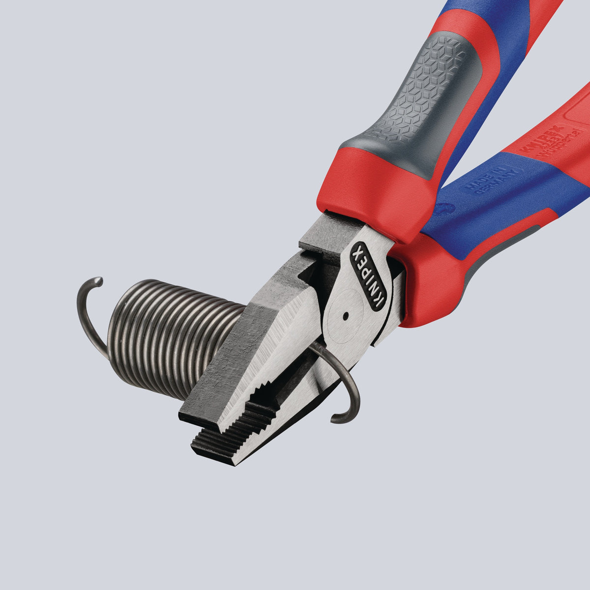 KNIPEX Kraftkombizange 180 mm mit Comfort-Griff – 35 % Kraftersparnis, poliert
