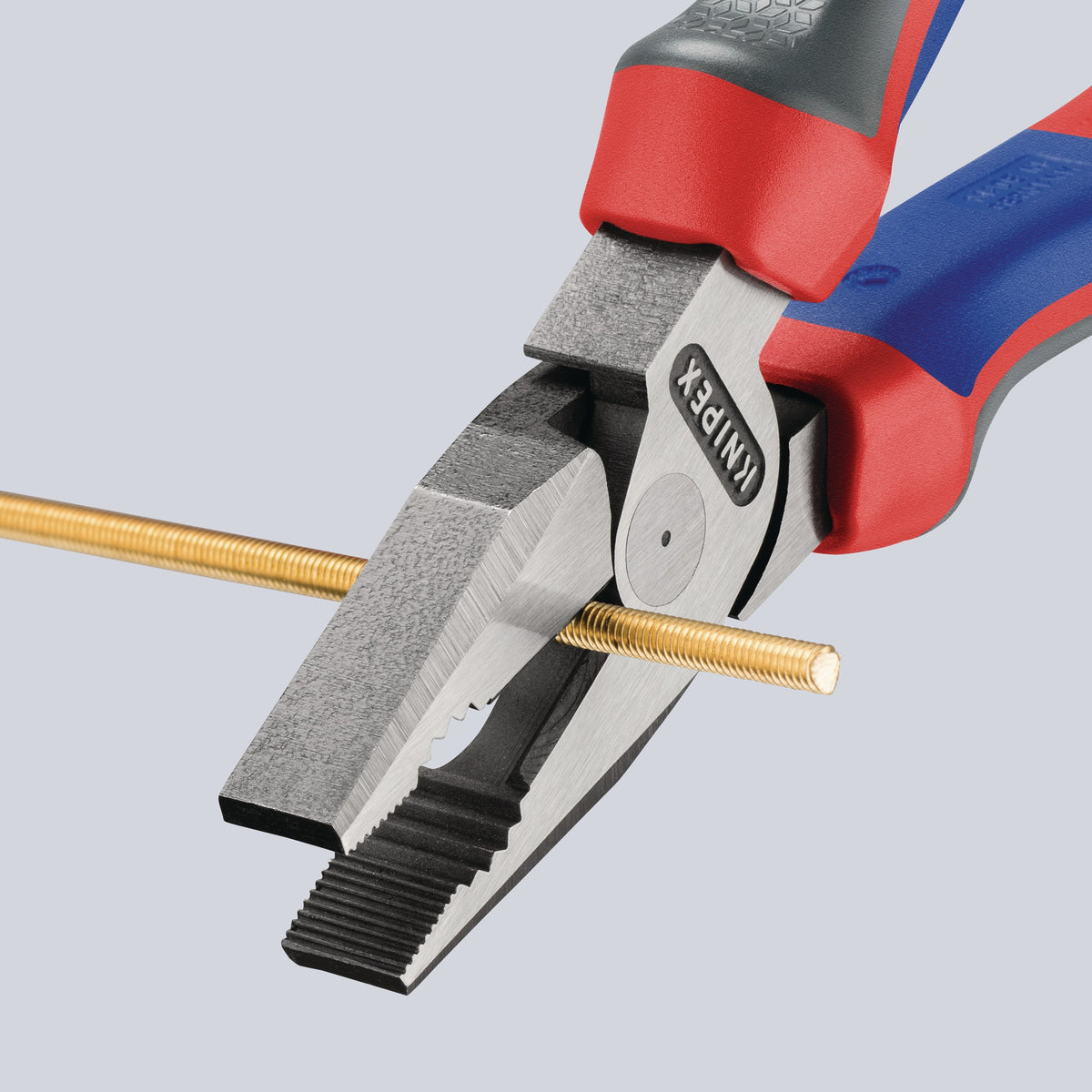 KNIPEX Kraftkombizange 180 mm mit Comfort-Griff – 35 % Kraftersparnis, poliert