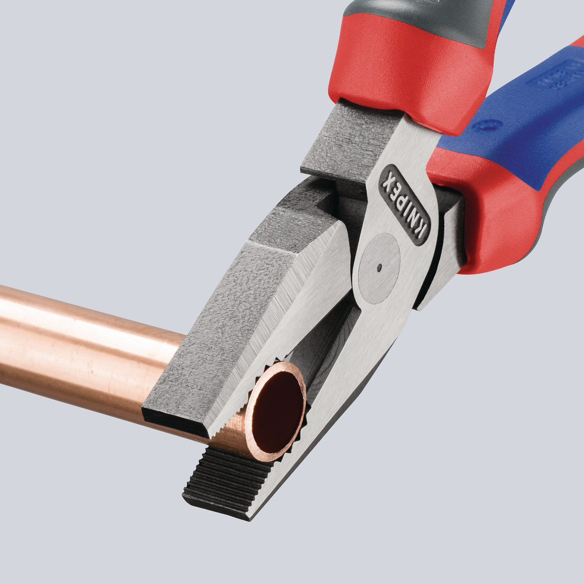 KNIPEX Kraftkombizange 180 mm mit Comfort-Griff – 35 % Kraftersparnis, poliert