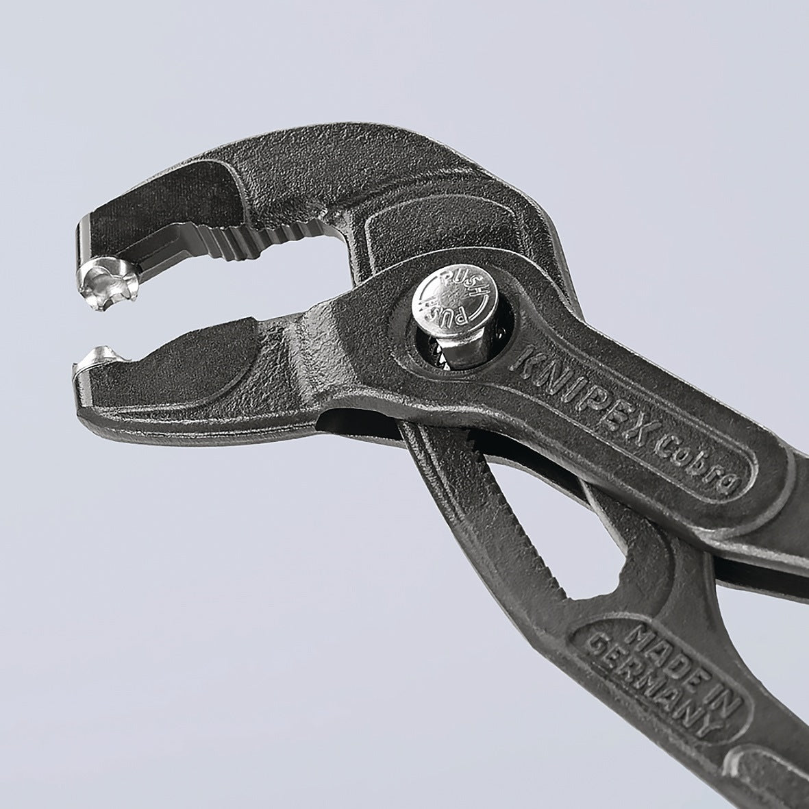 KNIPEX Schlauchschellenzange 250 mm – Für Click-Schellen und beengte Verhältnisse