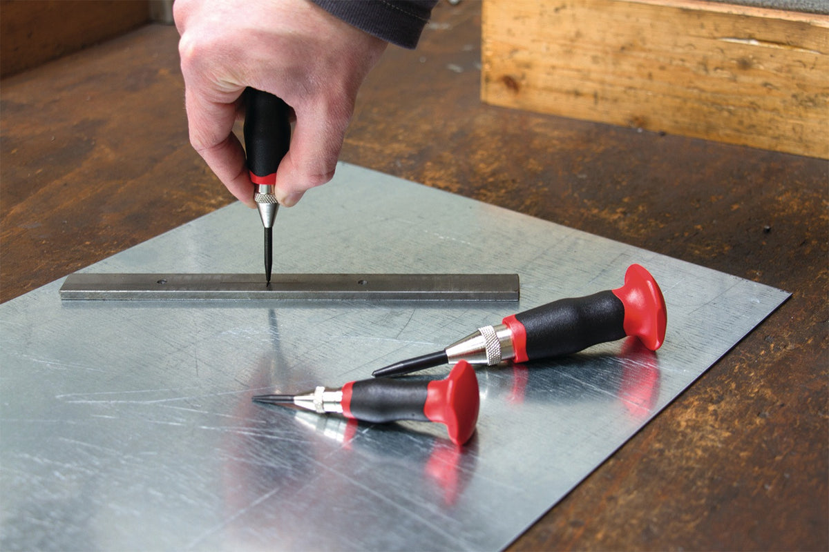RENNSTEIG Automatikkörner 95 mm mit Handschutz & einstellbarer Schlagkraft