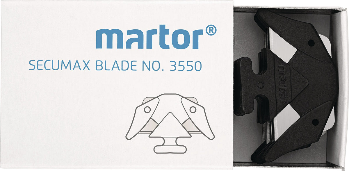 MARTOR SECUMAX 3550 Ersatzklingen 25,8 mm – 10 Stück Dose für SECUMAX 350