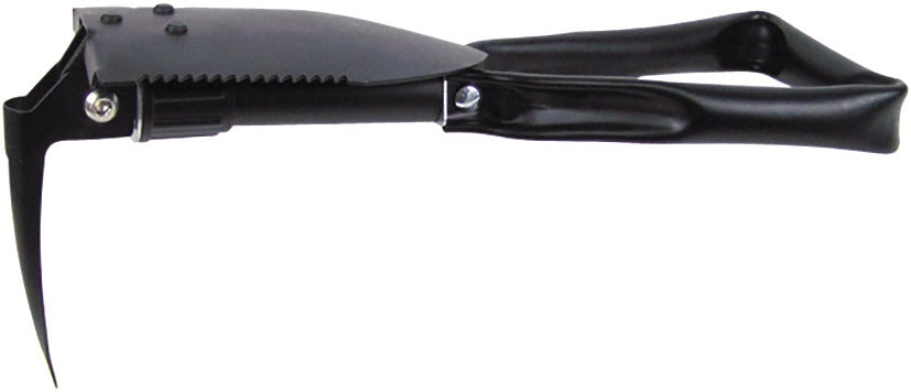 Berger & Schröter Klappspaten 250 x 150 mm Metall mit Hacke, 980 g, inkl. Transporttasche