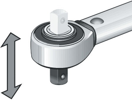 PROMAT Drehmomentschlüsselset 12-teilig 40-200 Nm 1/2 Zoll mit 9 Einsätzen & Verlängerung