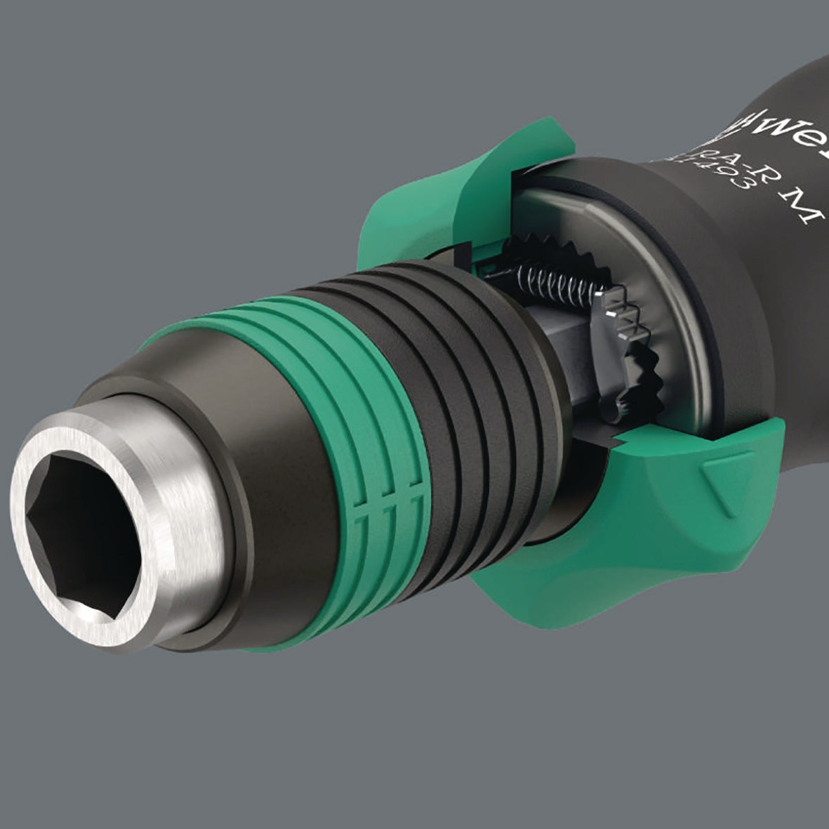 WERA Bithandhalter 838 RA S 1/4 Zoll Komfort Plus Griff mit integrierter Ratsche