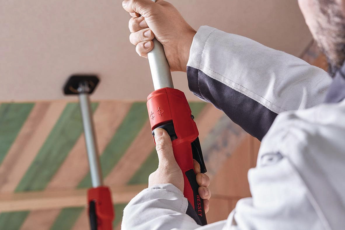 BESSEY Montagestütze STE250 – Teleskopstütze bis 160 kg, 1450–2500 mm, Einhandbedienung