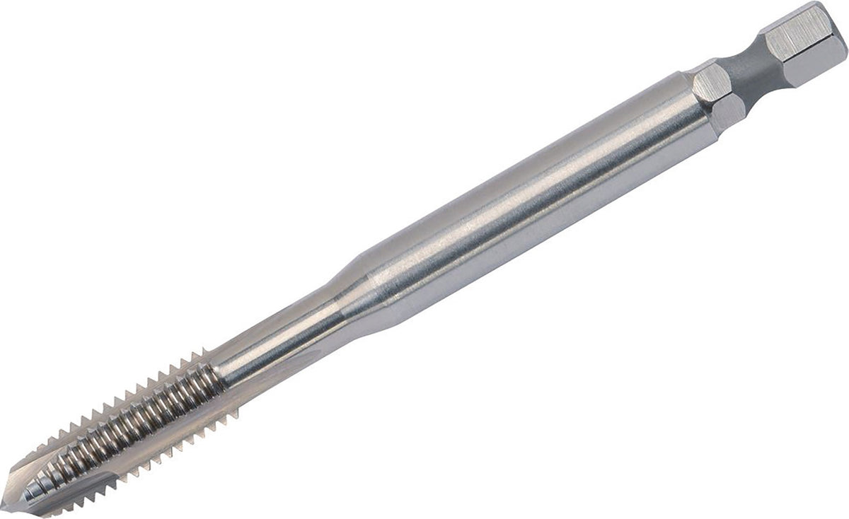 VÖLKEL Maschinengewindebohrer-Bit-Satz HSS-Co M3-M12 DIN 371/376 Form B im 7-teiligen Set