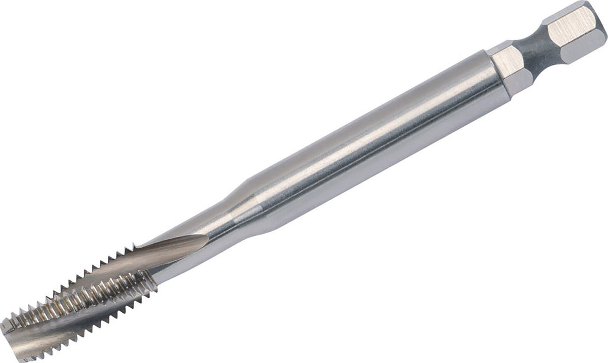 VÖLKEL Maschinengewindebohrer-Bit-Satz HSS-Co M3-M12 DIN 371/376 Form B im 7-teiligen Set