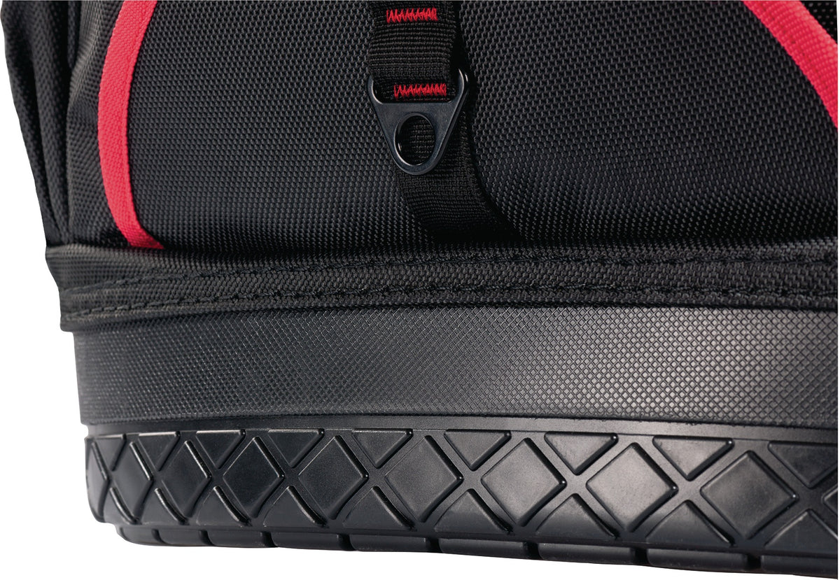 PARAT Werkzeugrucksack B360xT170xH440mm Nylon schwarz/rot – 15 Fächer & Laptopfach