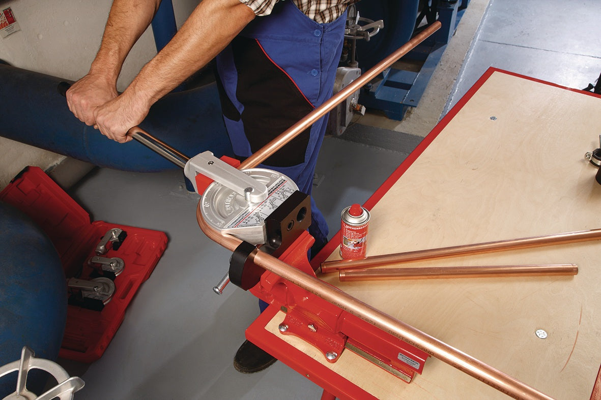 ROTHENBERGER Handbieger ROBEND® H+W Plus – Kaltbiegen bis 180° für Rohre 12–22 mm, 7-teilig