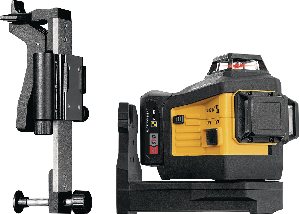 STABILA Multilinienlaser LAX 600 mit 3x 360°-Laserlinien, ± 0,3 mm/m, 30 m, IP65