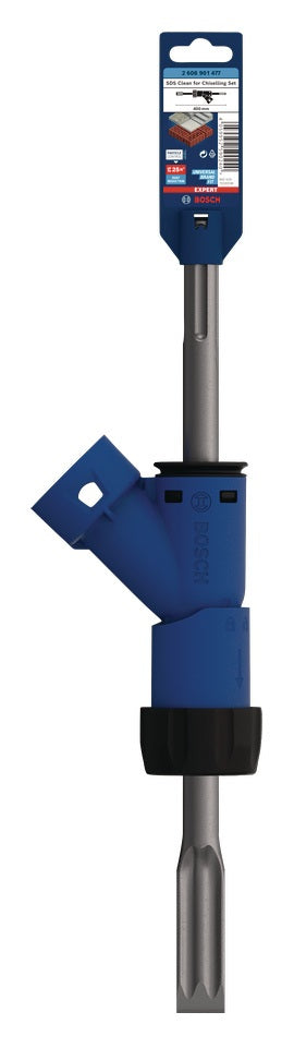 BOSCH Flachmeißel-Adapter EXPERT SDS Clean max, 400 mm, Meißelschneide 25 mm, für staubarmes Arbeiten