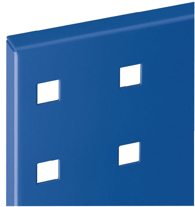 RASTERPLAN Lochplatte 450x500 mm himmelblau RAL 5015 – Stahlblech, 38 mm Lochabstand