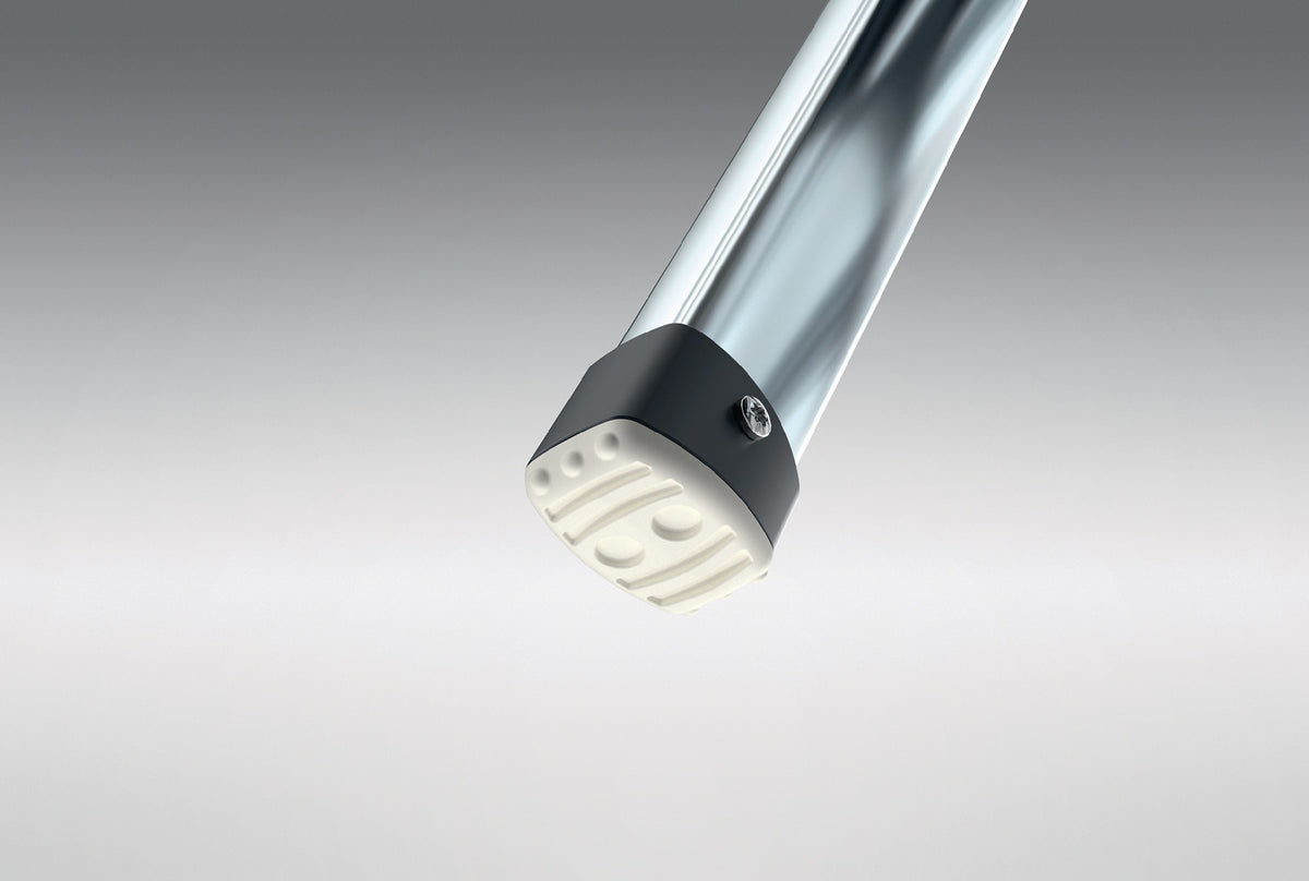 HAILO Klapptritt K100 Aluminium 2 Stufen mit Anti-Rutsch-Riffelung, 150 kg