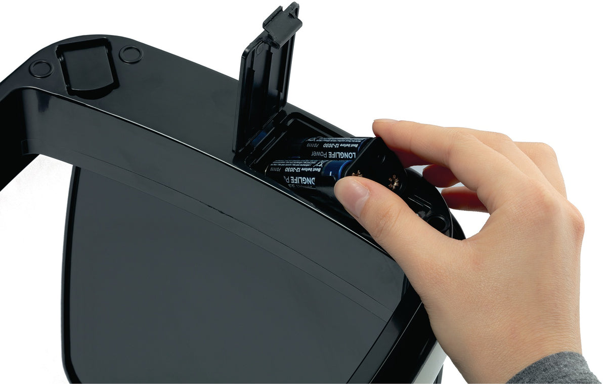 DURABLE Abfallsammler NO TOUCH 12L – Sensor-Tretabfallsammler Edelstahl metallic silber