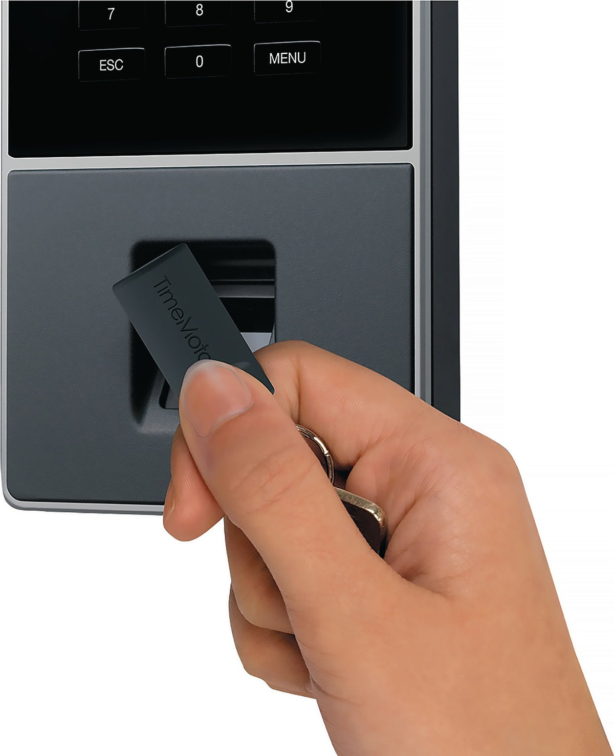TIMEMOTO Zeiterfassungssystem TM-616 mit RFID-Scanner für bis zu 200 Mitarbeiter