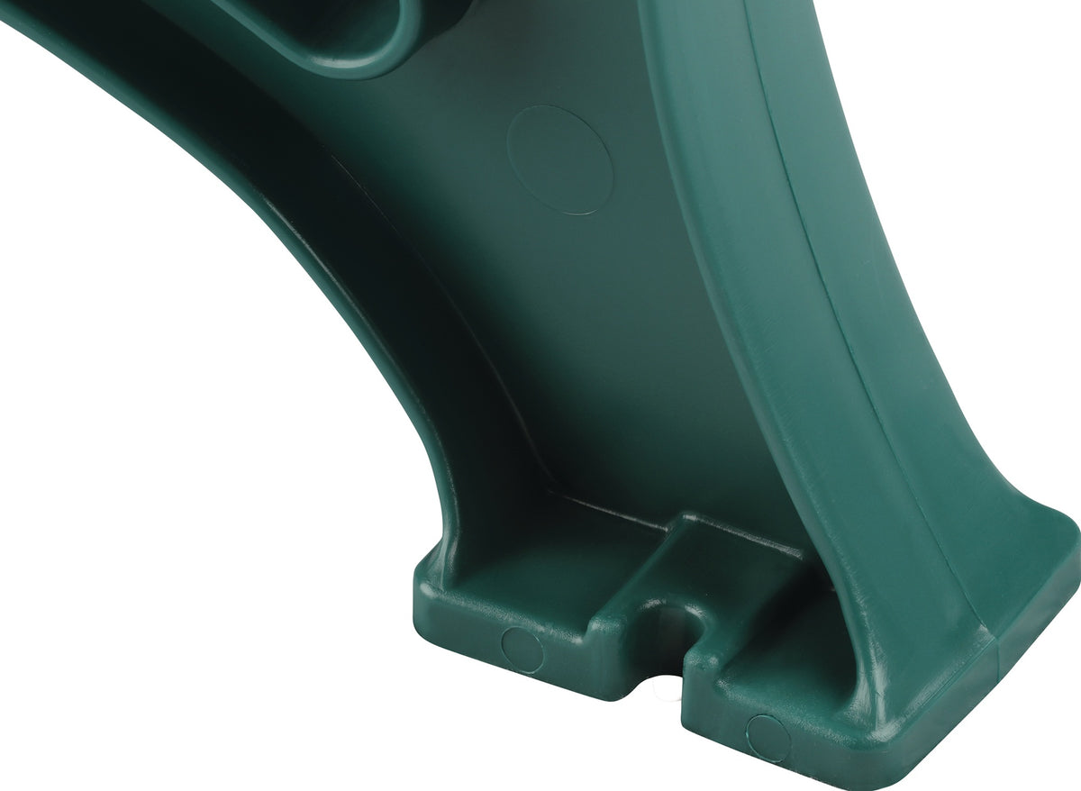 BLOME Parkbank Helgoland 3-Sitzer Kunststoff weiß 1500 mm für Garten und Terrasse