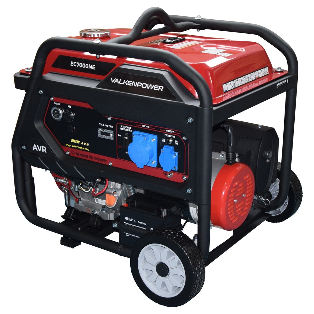 Valkenpower Benzin Generator Elektrostart 7 kW - EC7000NE