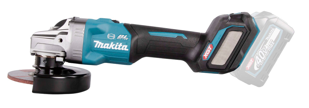 Makita Akku-Winkelschleifer – 40V max., ohne Akku & Ladegerät, mit AFT & AWS - GA023GZ
