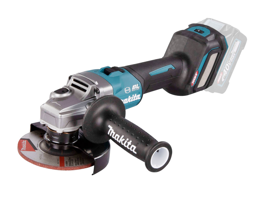 Makita Akku-Winkelschleifer – 40V max., ohne Akku & Ladegerät, mit AFT & AWS - GA023GZ