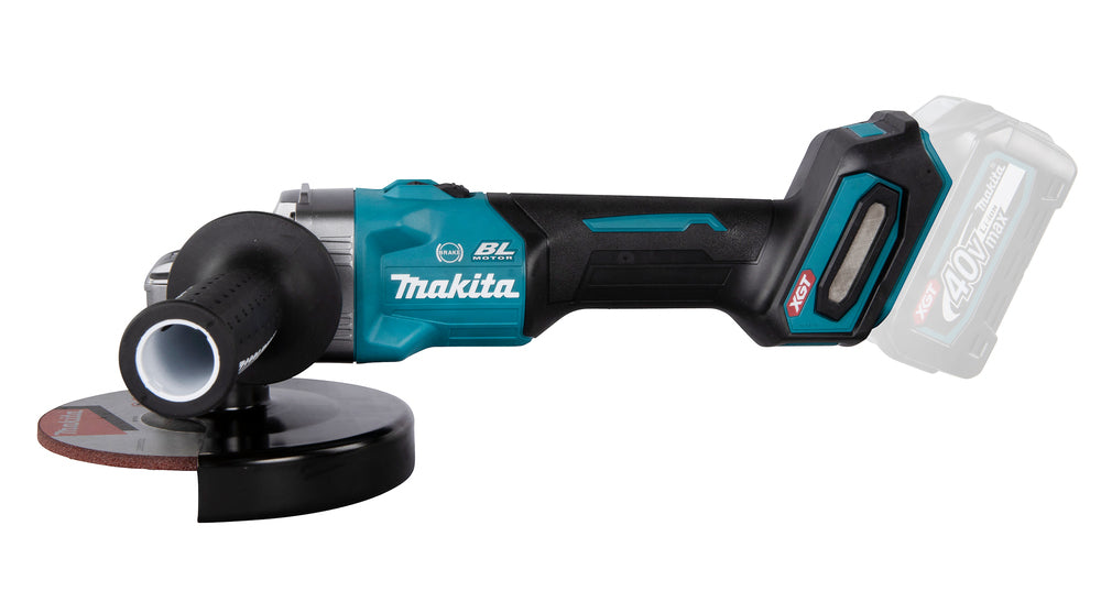 Makita Akku-Winkelschleifer – 40V max., mit Schiebeschalter, AFT & XPT - GA035GZ