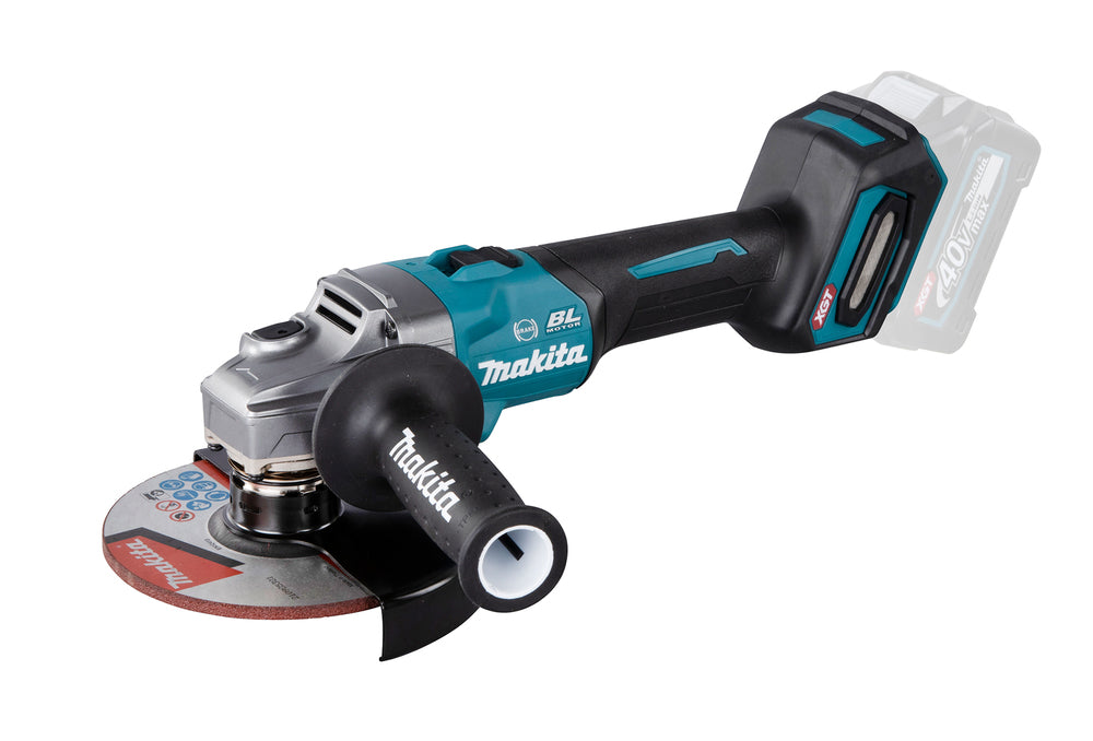 Makita Akku-Winkelschleifer – 40V max., mit Schiebeschalter, AFT & XPT - GA035GZ