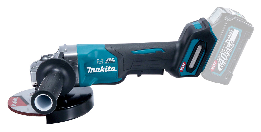 Makita Akku-Winkelschleifer – 40V max., mit Paddelschalter, AFT & XPT - GA036GZ