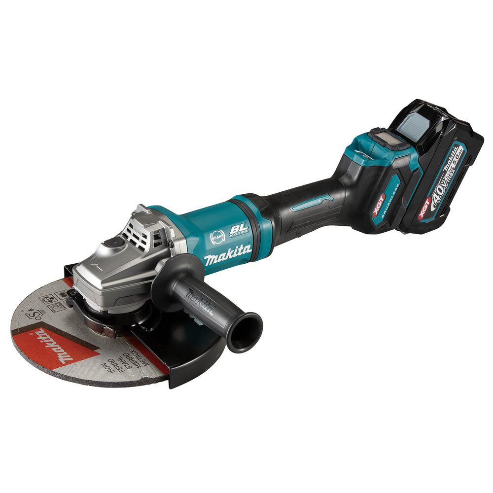 Makita Akku-Winkelschleifer – 40V max., 230 mm, mit AWS, AFT & XPT - GA038GT201